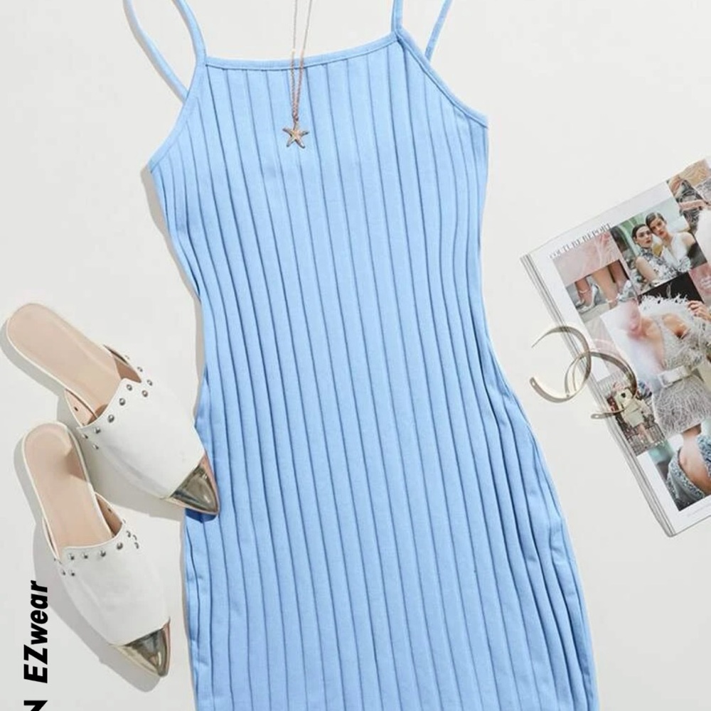 Shien EZwear rib knit bodycon dress